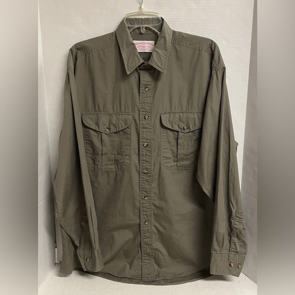 VTG Filson Olive Green Utility Field Shirt